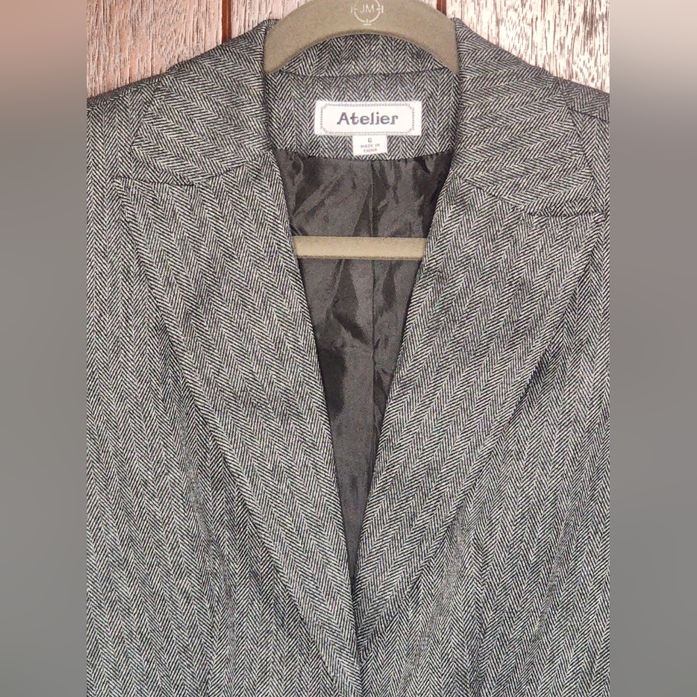 Atelier One Button Blazer - Picture 5 of 8